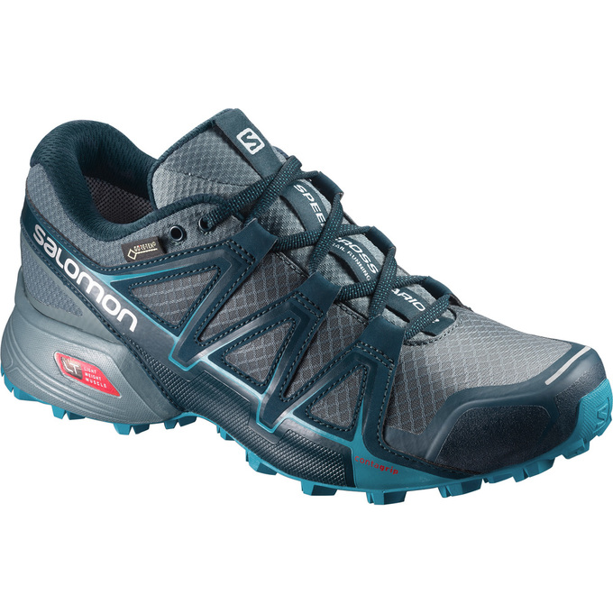 Salomon Israel SPEEDCROSS VARIO 2 GTX® W - Womens Trail Running Shoes - Silver (PSZW-35629)